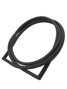 Vulcanized Rear Windshield Seal.  For 2-door hardtops Accepts Chrome Trim-VWS 0397-R