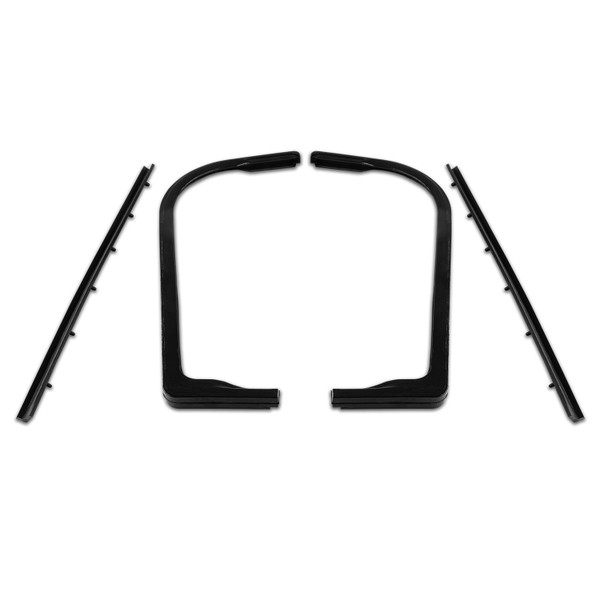 Vent window with rear division channel seals-WR 2002-B