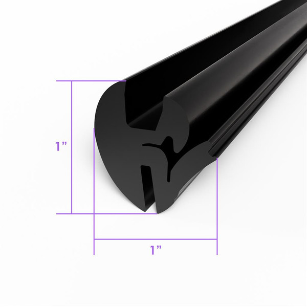 Windshield and Fixed Side Window Seal 25 Feet.  Self-locking-LP 101-F 25