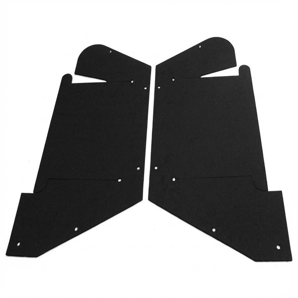Upper Inner 'A' Frame Splash Flaps. 2-Piece Set.. Fits 65-68 Galaxie-SI 3300-109