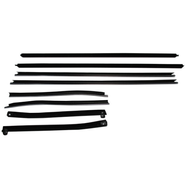 Window Sweeper kit. Fits 70-72 GTO Lemans Convertible. 8 pc Kit-WC 8100-24