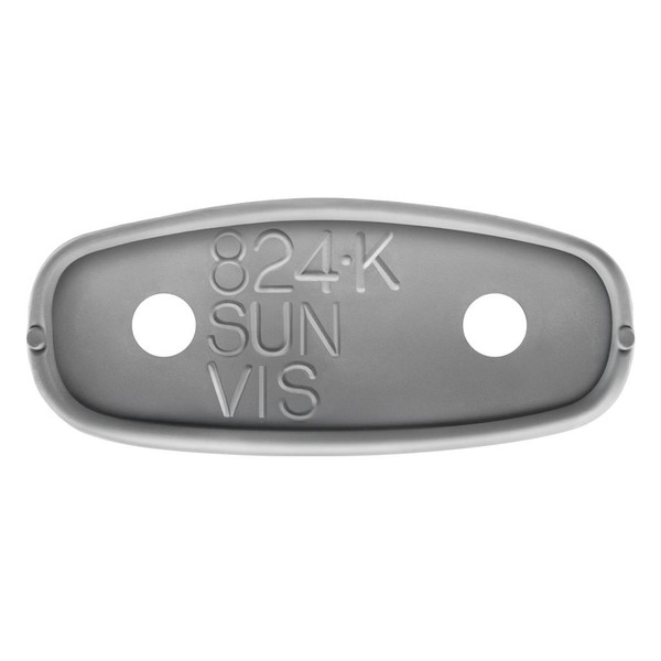 Gray Sun Visor Pad.  7/8" wide X 2" long.  Each-MP 824-K/GRAY