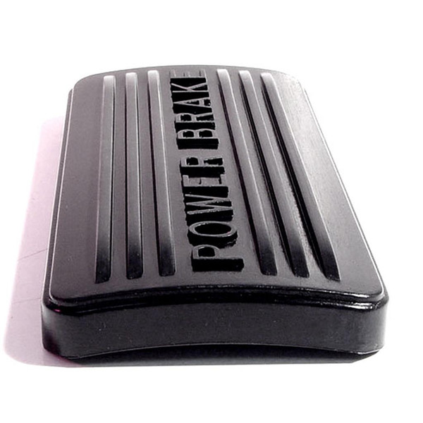 Power Brake Pedal Pad, Black.  Lettered "POWER BRAKE"-CB 83-T