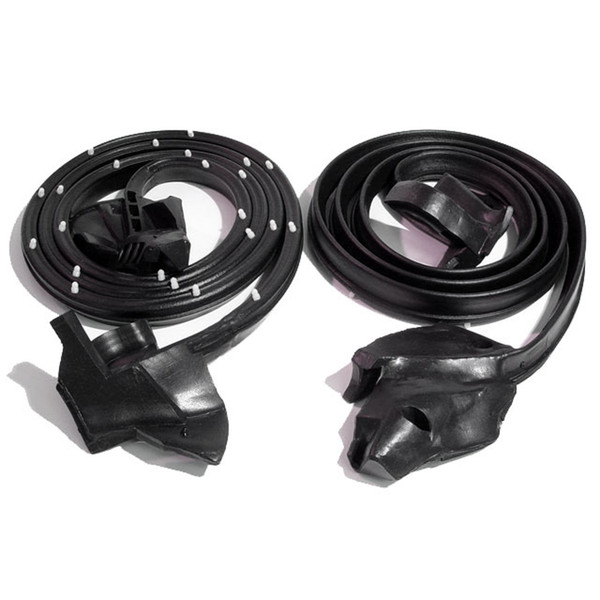 Molded Door Seals, for 2-door hardtops.  Pair R&L-LM 12-L