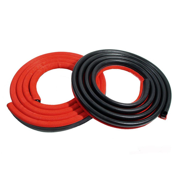 Rear Door Seals for 4-Door Sedan. Red-LM 23-KRED