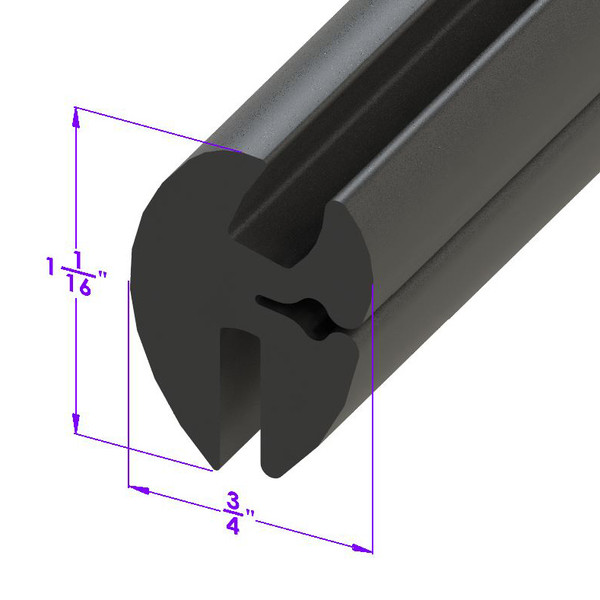 Windshield and Fixed Side Window Seal without Lockstrip-LP 101