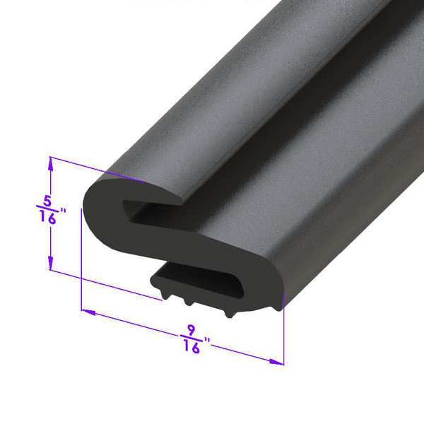 Windshield Pinchweld Seal for some models w/chrome garnish-LP 106