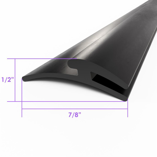 Sold By The Foot - Rear Bumper to Body Seal. 1" wide-LP 109-D/FT