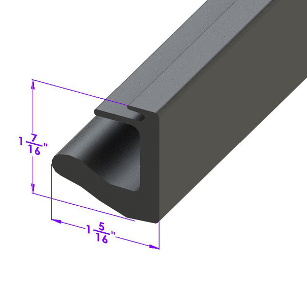 Roof Rail Seals Two 6' pieces.  No steel insert.  May fit some models Pair-LP 110-B