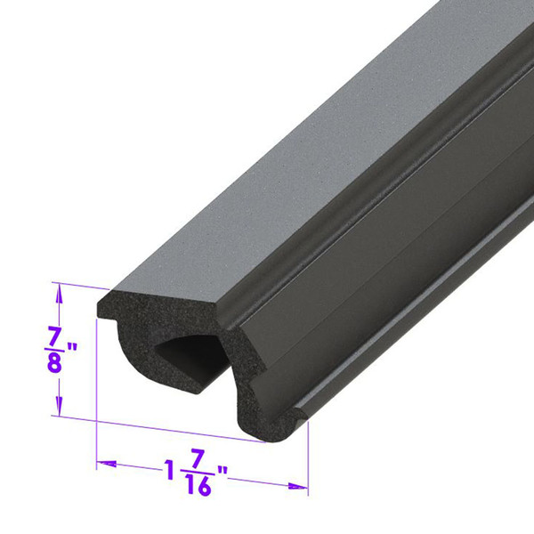 Convertible top-rail seal-LP 110-MQ