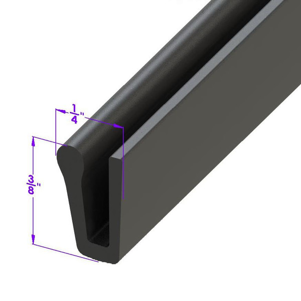 Sold By The Foot - Fender Skirt Seal-LP 111-P/FT