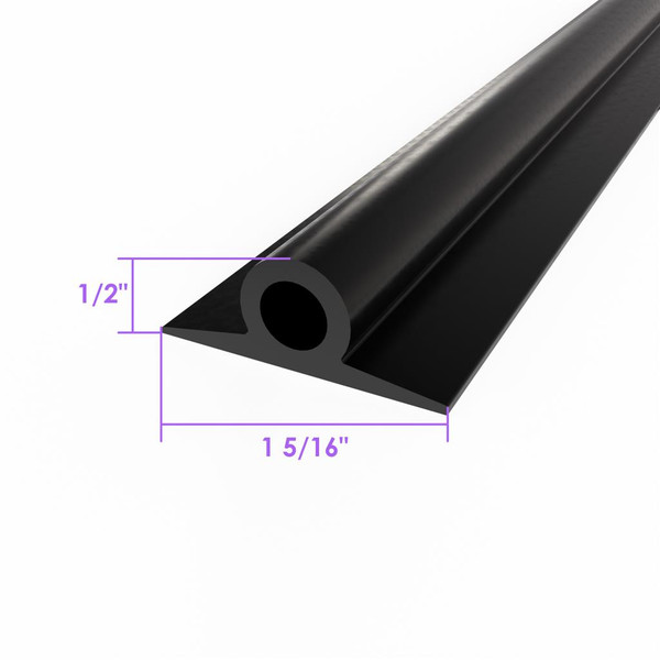 Sold By The Foot - Solid rubber seal with many uses: trunk seal, door seal-LP 112-G