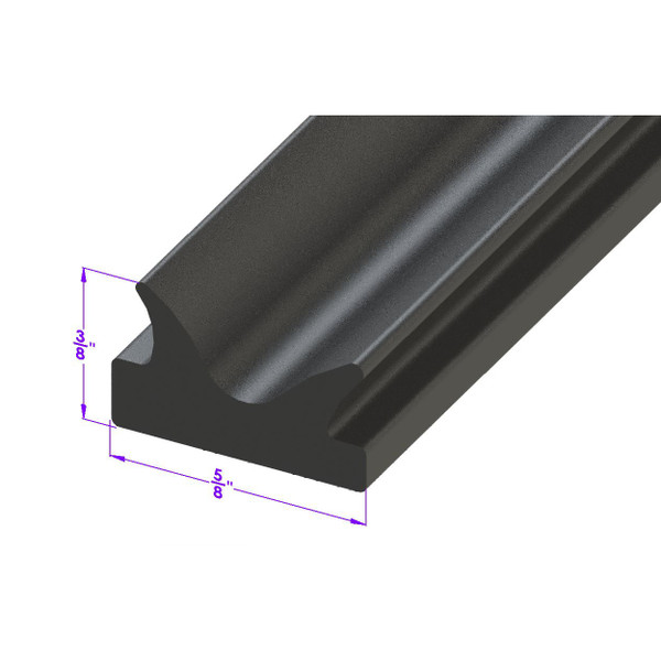 All Rubber Hoodlace.  Sold by the foot-LP 14-J/FT