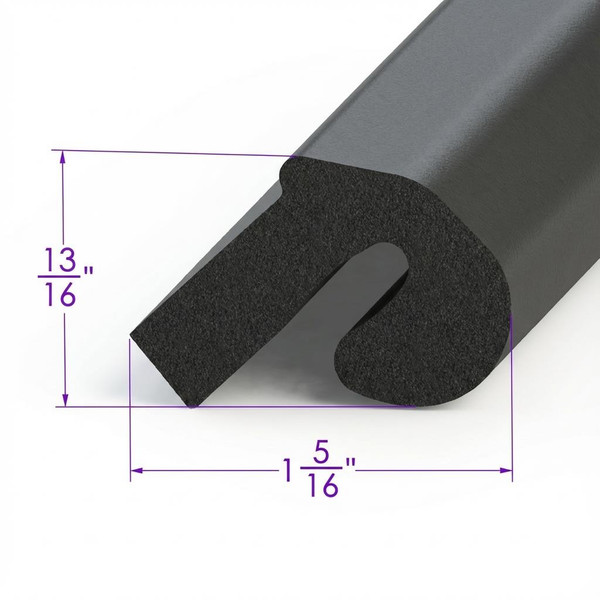 Sold By The Foot - Hood Surround Seal-LP 14-S