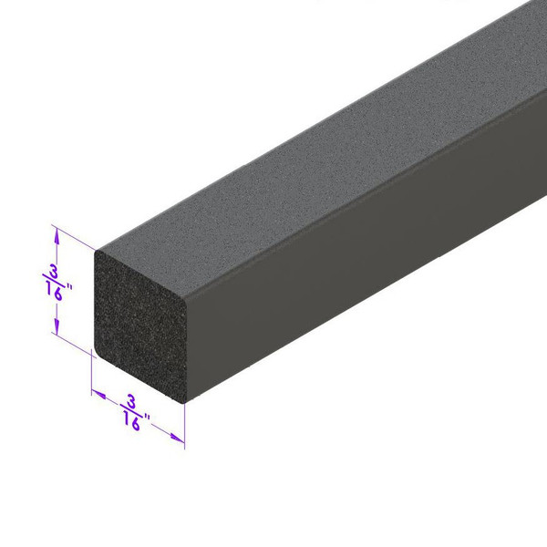 Sold By The Foot - .20 Square Extrusion-LP 2112