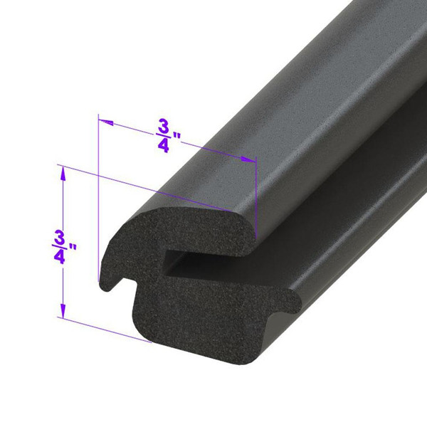 Sold By The Foot - Trunk Seal. Installs in trunk gutter. Sponge Rubber-LP 50