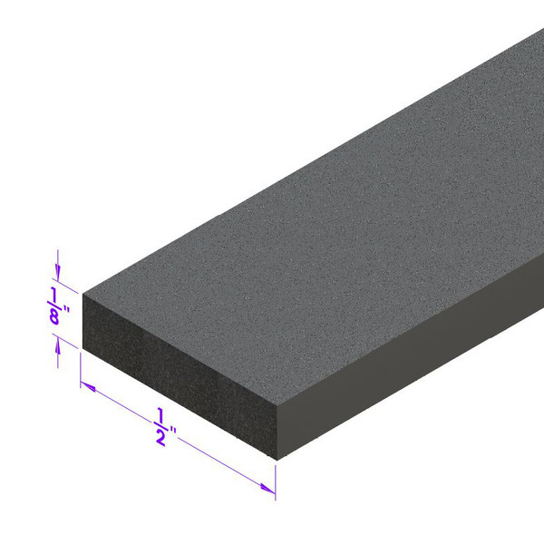 Trunk and Universal Sponge Seal.  1/2" X 1/8"-LP 58-K