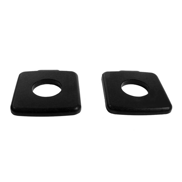 Windshield Post Bases.  2-7/16" X 2-5/8", 1" I.D.  Pair R&L-MB 17