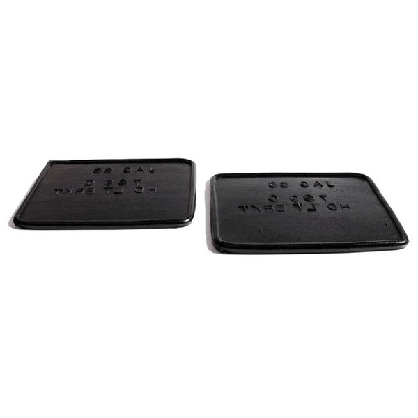 Headlight Pads.  3" wide X 2-5/8" long.  Pair-MP 799-Q