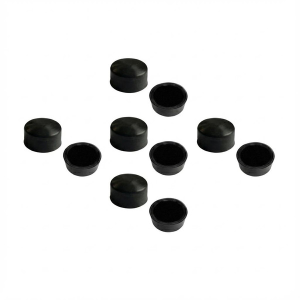 Cap-screw cover .62" (15.7mm) X .44" (11.2mm). Heat-proof Silicone. 10-pc set-NC 10-A