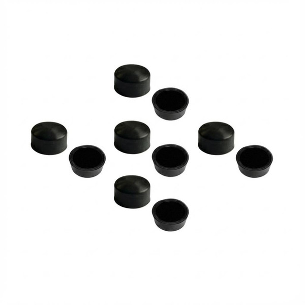Cap-screw cover .65" (16.5mm) X .46" (11.7mm). Heat-proof Silicone. 10-pc set-NC 11-A