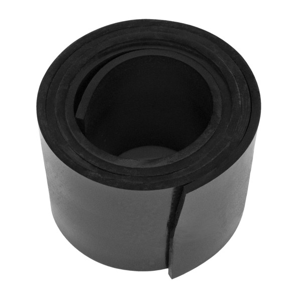 Solid Rubber Sheet.  2" wide X 3' long X 1/8" thick.  Each-S 18-0236