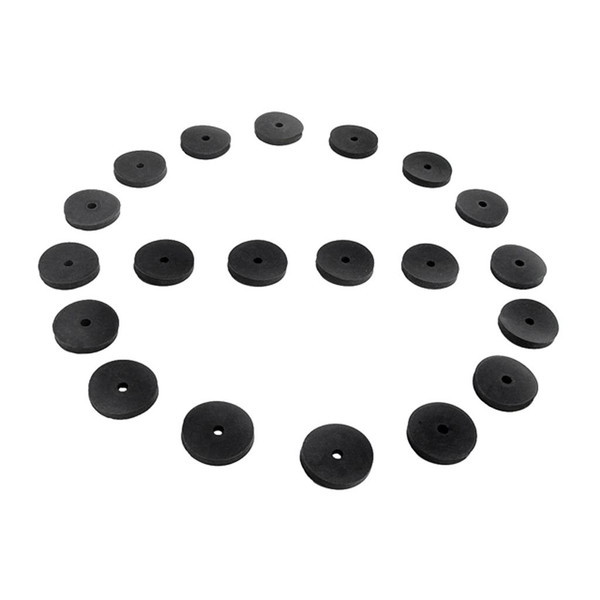 Flat Rubber Washers.  7/32" I.D., 3/4" O.D., 1/8" thick-UW 28