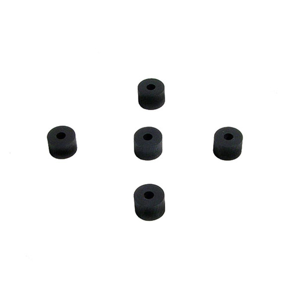 Flat Rubber Washers.  1/8" I.D., 3/8" O.D., 1/4" thick-UW 34