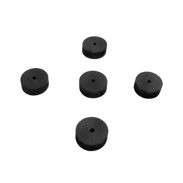 Flat Rubber Washers.  1/8" I.D., 1" O.D., 3/8" thick-UW 49