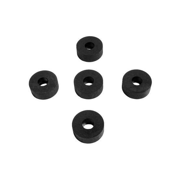 Flat Rubber Washers.  3/8" I.D., 1" O.D., 3/8" thick-UW 56