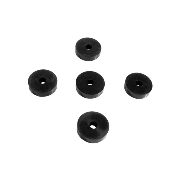 Flat Rubber Washers.  3/8" I.D., 1-1/2" O.D., 3/8" thick-UW 57