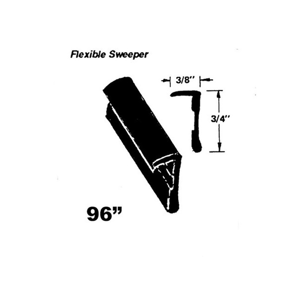 Flexible Sweeper.  Made of rubber-WC 23-96