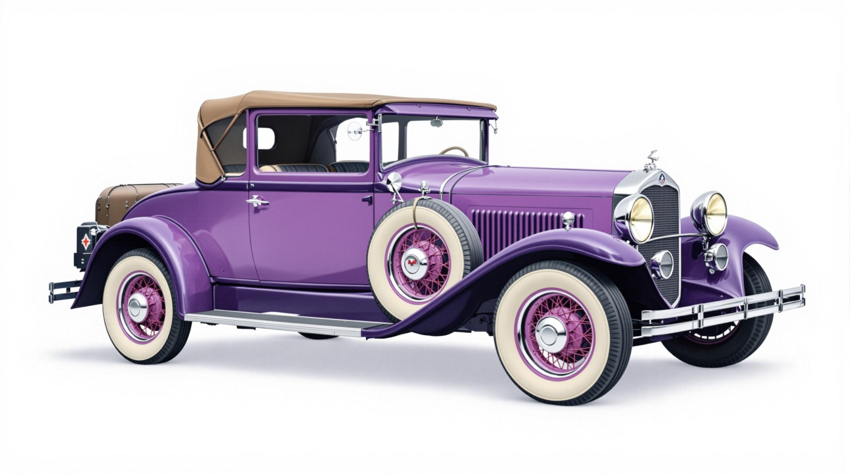 CD First Color 彩 1929 Auburn Model 6-80 Catalog and Classic Car Guide, Ratings and