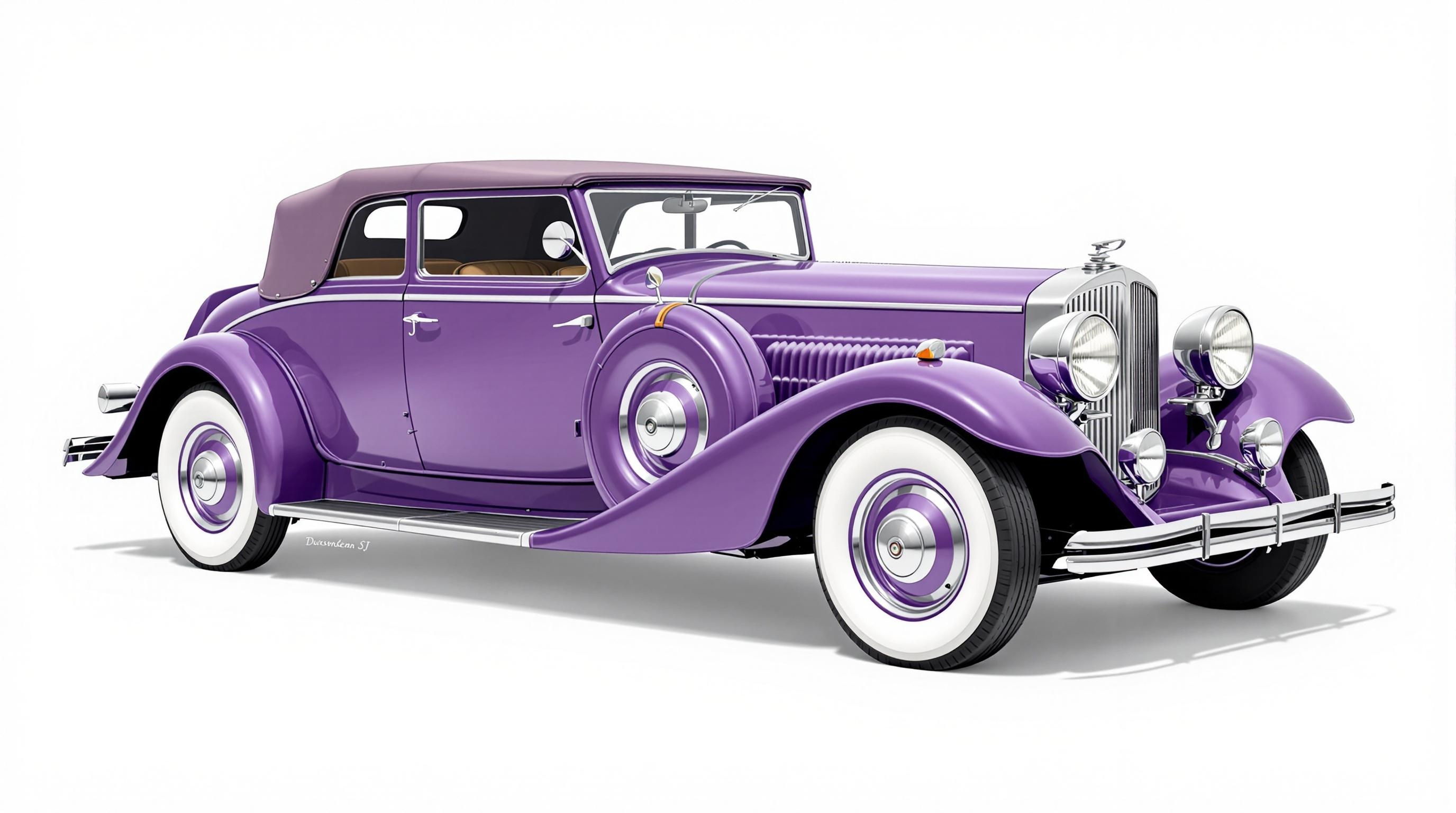 1934 Duesenberg Model Sj Catalog and Classic Car Guide