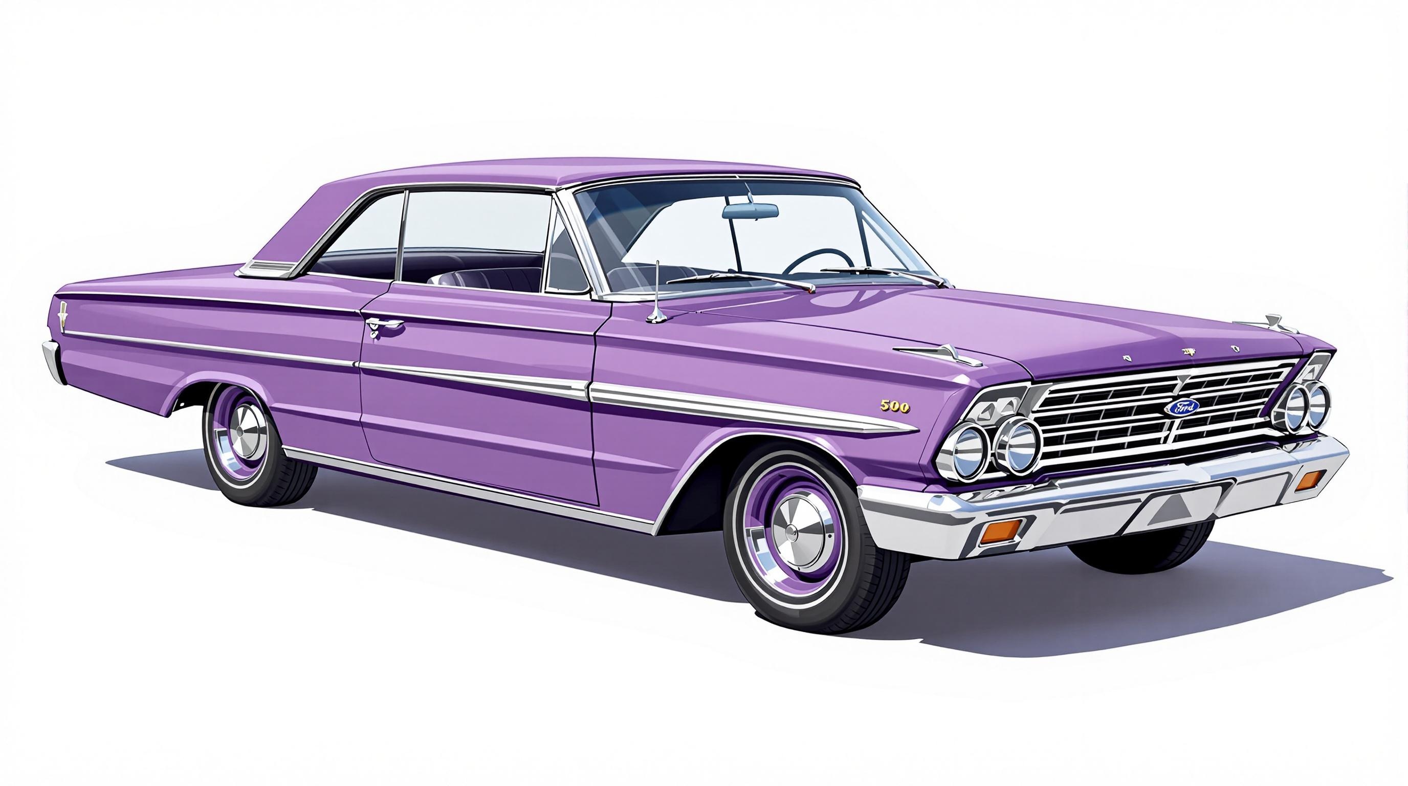Sun Star USA 1964 Ford Galaxie 500 Hard Top Police Car 1:18