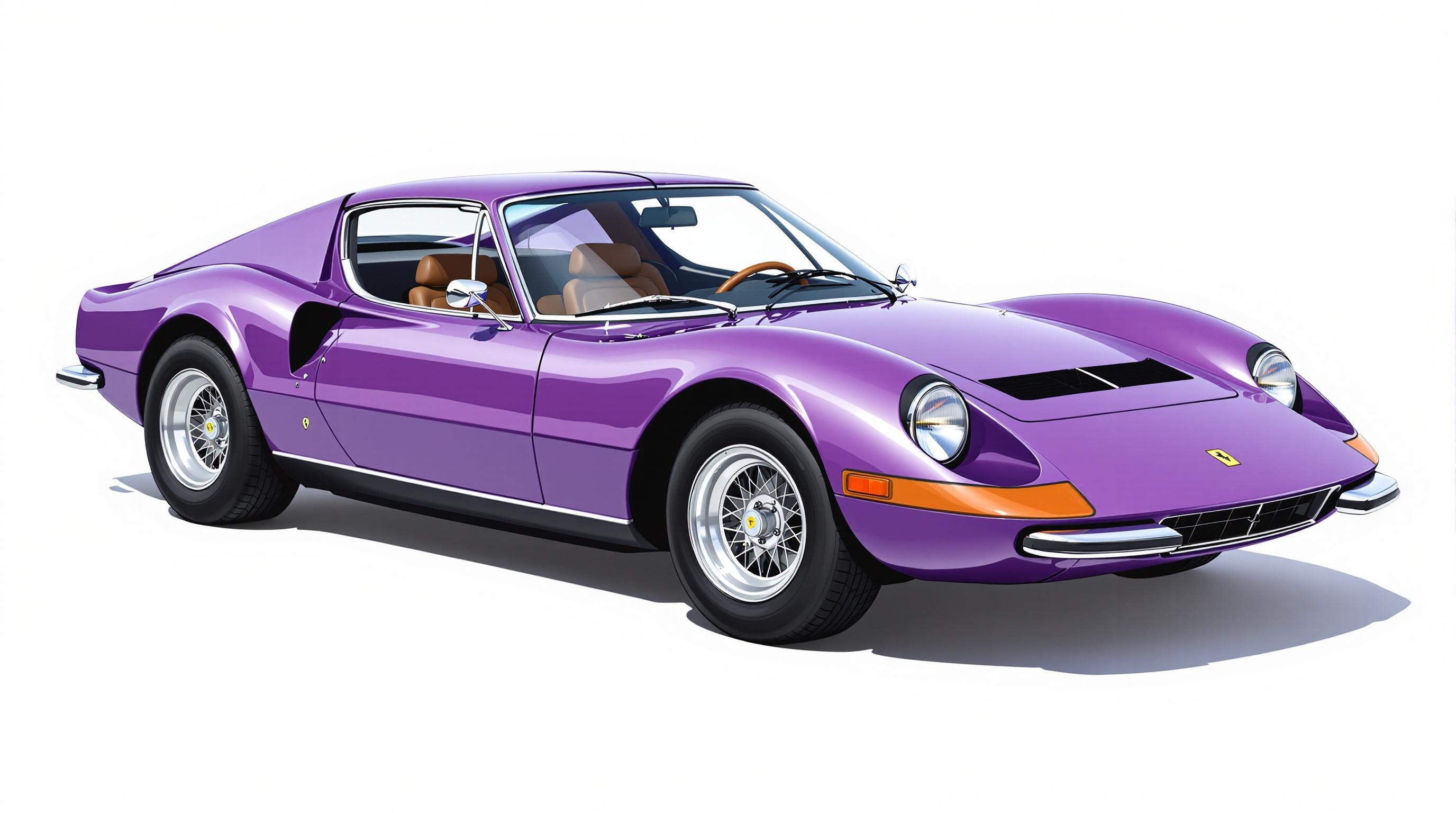 京商 Ferrari Dino 246GT Kyosho 1:18 Ferrari Dino 246 GT Type L Yellow PMK1804Y