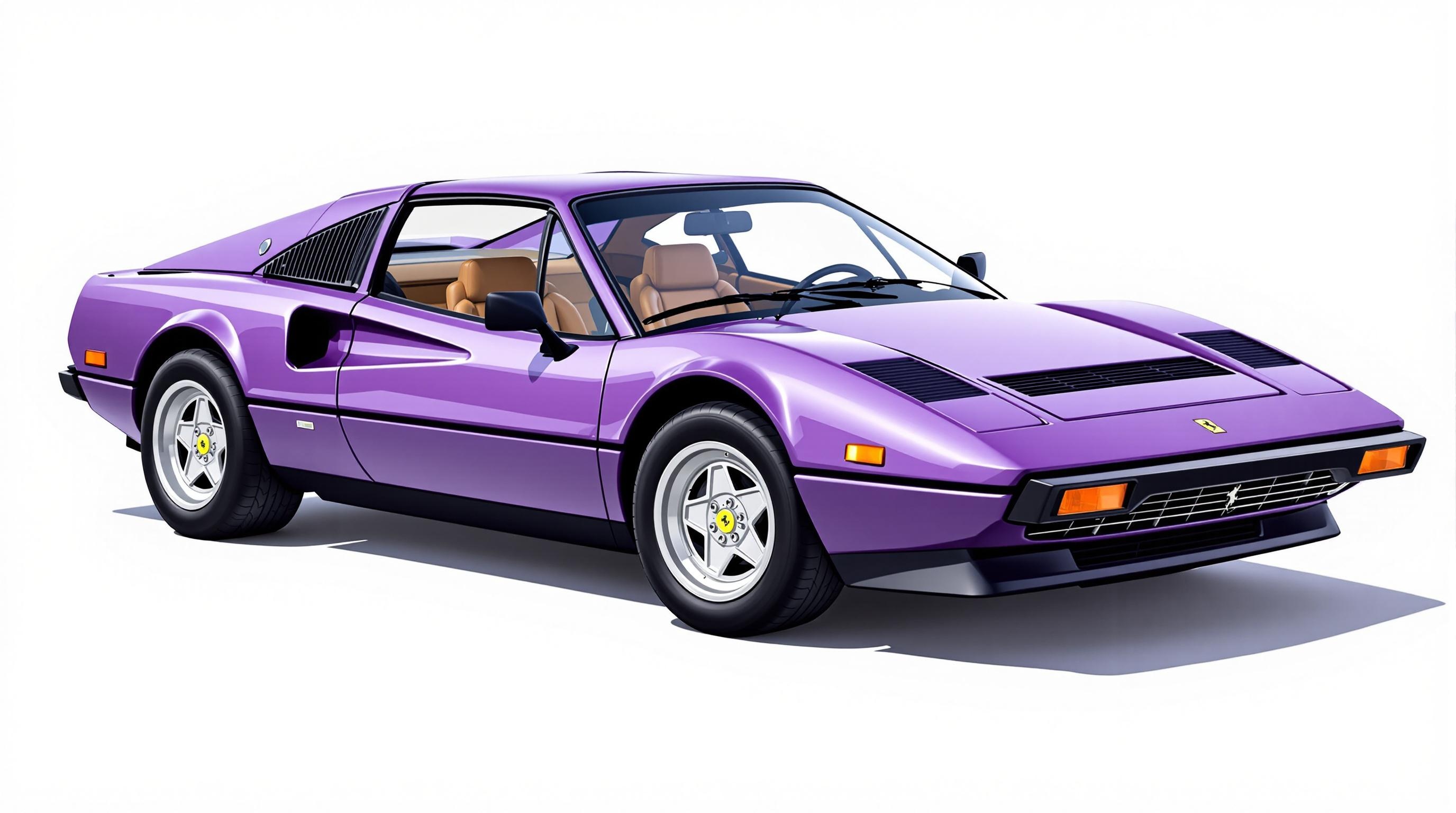 Burago Red Ferrari 308 GTB Diecast Racing Car 1:43 Pioneer