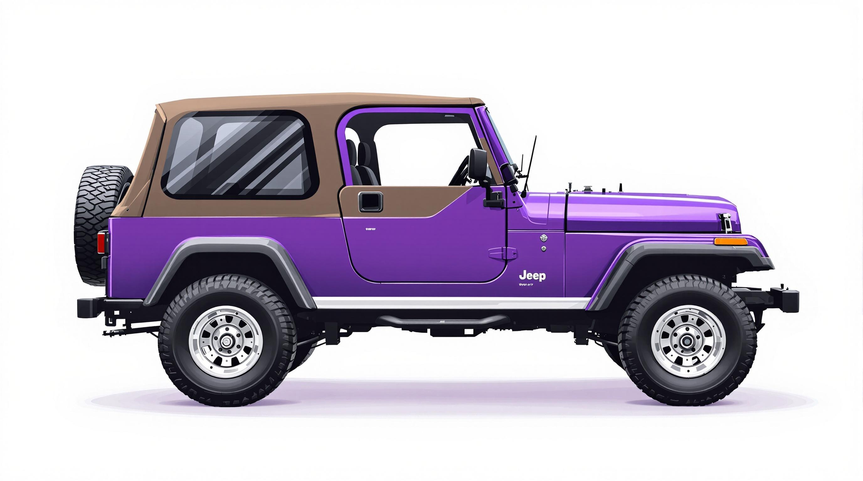 【JEEP】Classic Banded Neck Down Jumper (2 COLORS) Jeep Licensed by RedRock Stubby Front Winch Bumper with Jeep