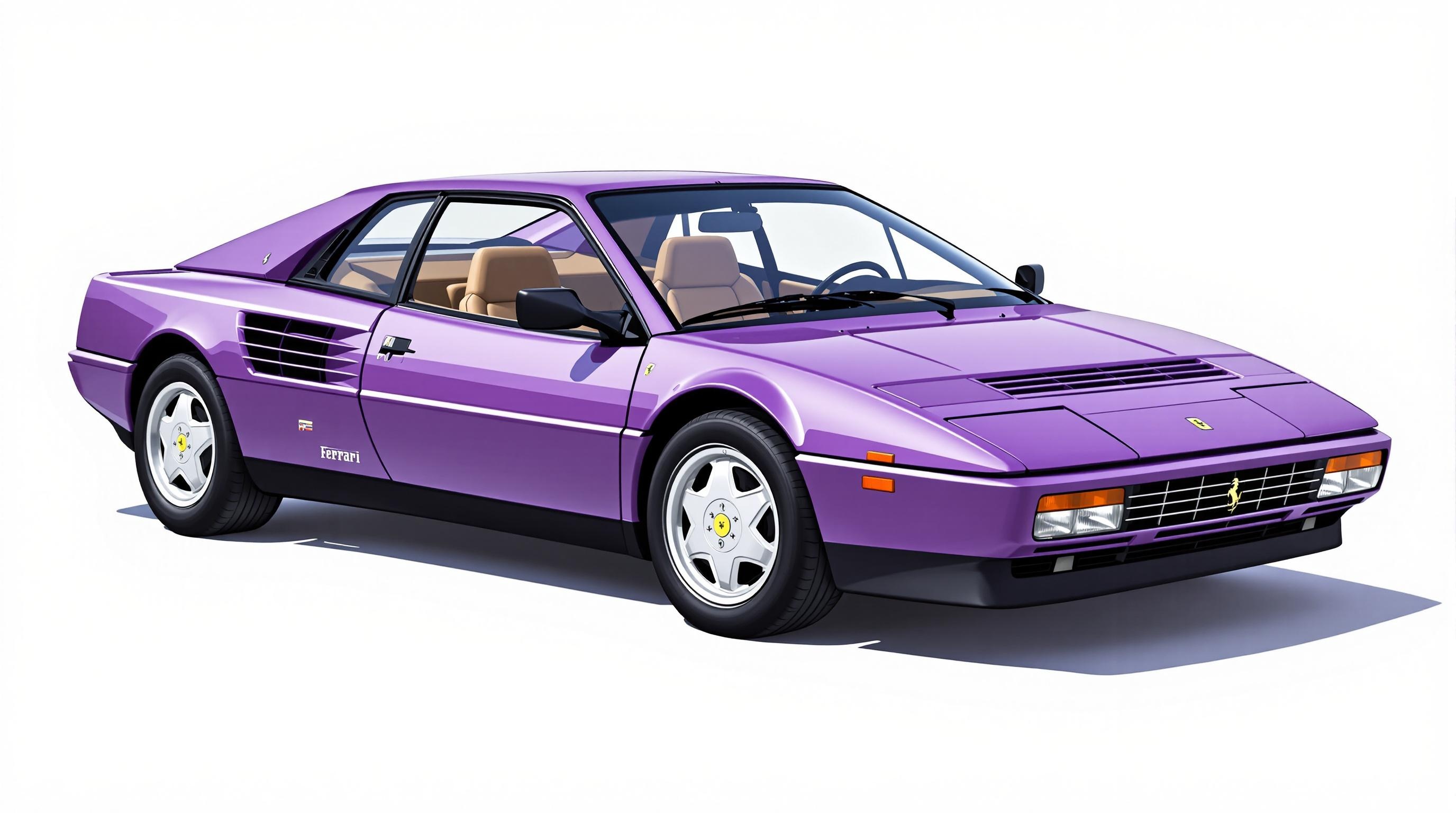 ミニカー Ferrari MONDIAL T  D.A.M models 1989 Ferrari Mondial T Catalog and Classic Car Guide