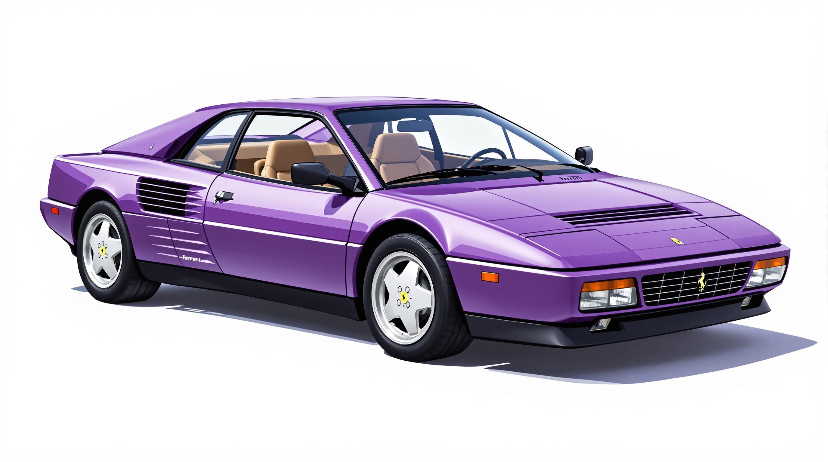ミニカー Ferrari MONDIAL T  D.A.M models 1991 Ferrari Mondial T Catalog and Classic Car Guide