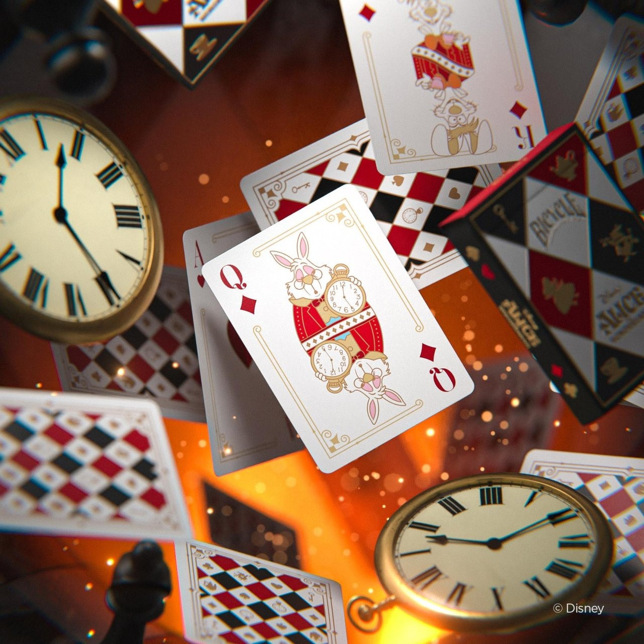 Bicycle Disney Alice in Wonderland Inspired Playing Cards - Cardtopia