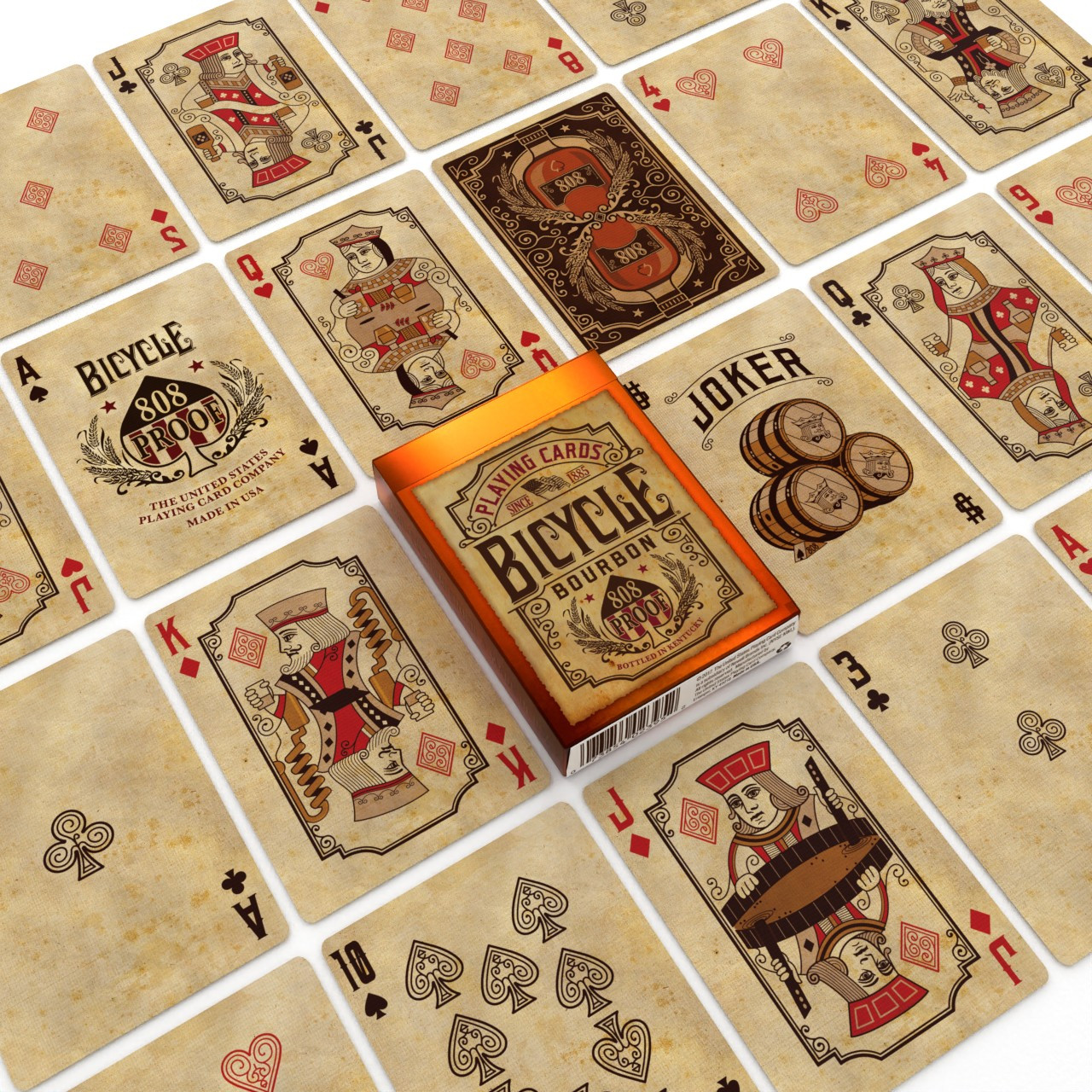 Bicycle Bourbon Playing Cards - Cardtopia