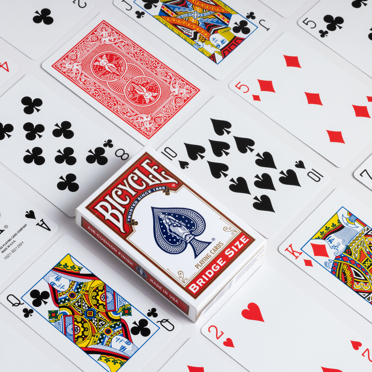 Bicycle Bridge Size Playing Cards, Red and Blue mix - 144 Count