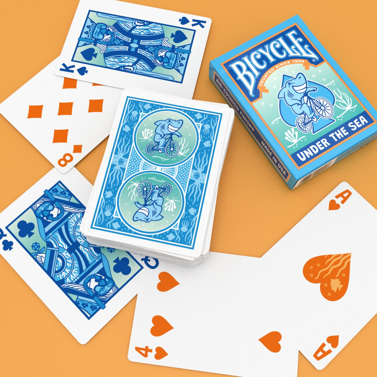 Bicycle Under the Sea Playing Cards - Cardtopia