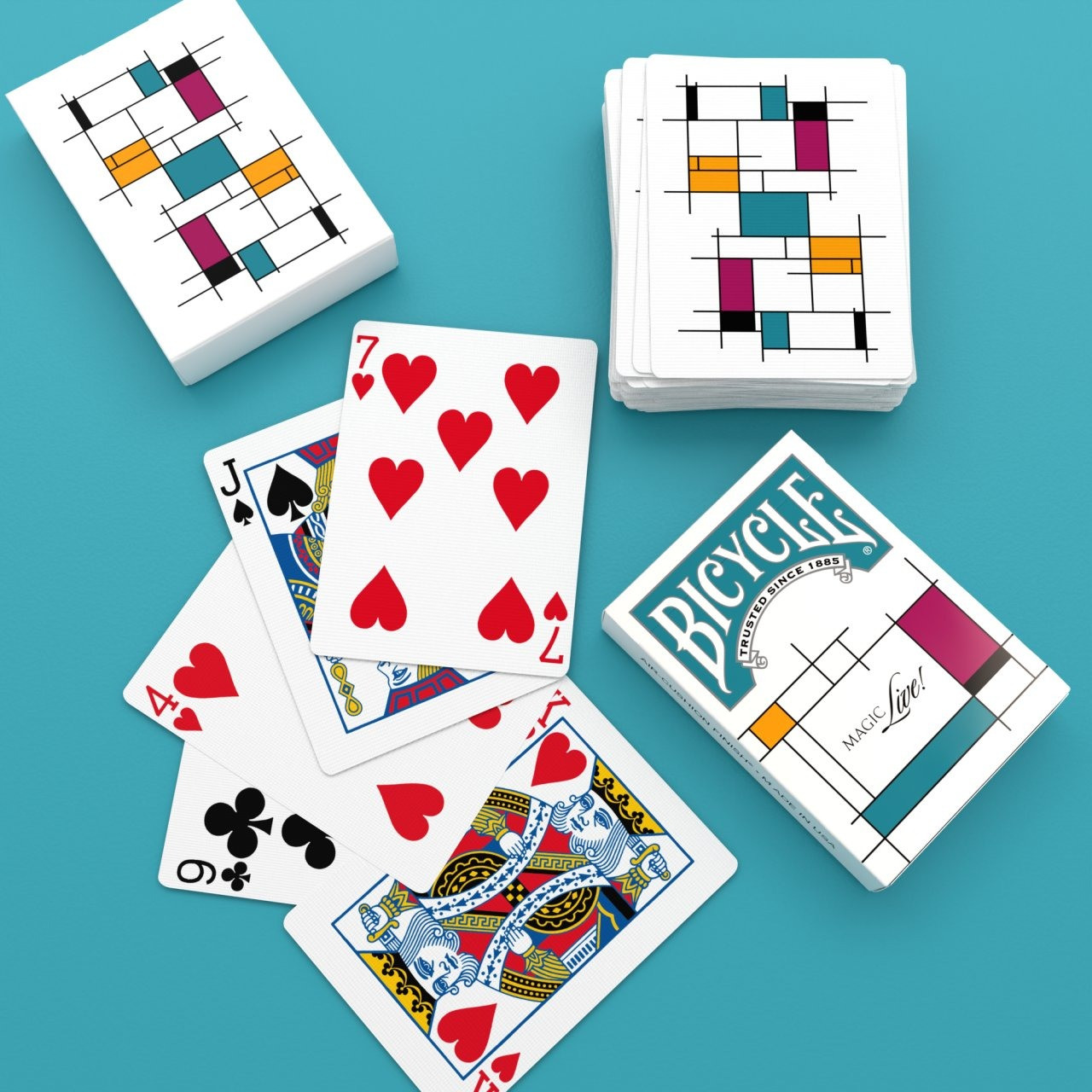 Bicycle Magic Live, Intersections Playing Cards - Cardtopia