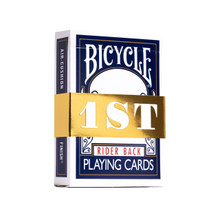 1st Rider Back Blue Playing Cards