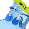 Sorry these blue sea glass earrings have sold!