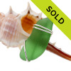 Sorry this green sea glass necklace pendant has already sold!