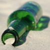 Most green sea glass of this shape and quality originated as a wine or beer bottle, discarded into the sea and worn smooth by tides and time.!