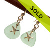 Sorry these seafoam sea glass earrings have sold!